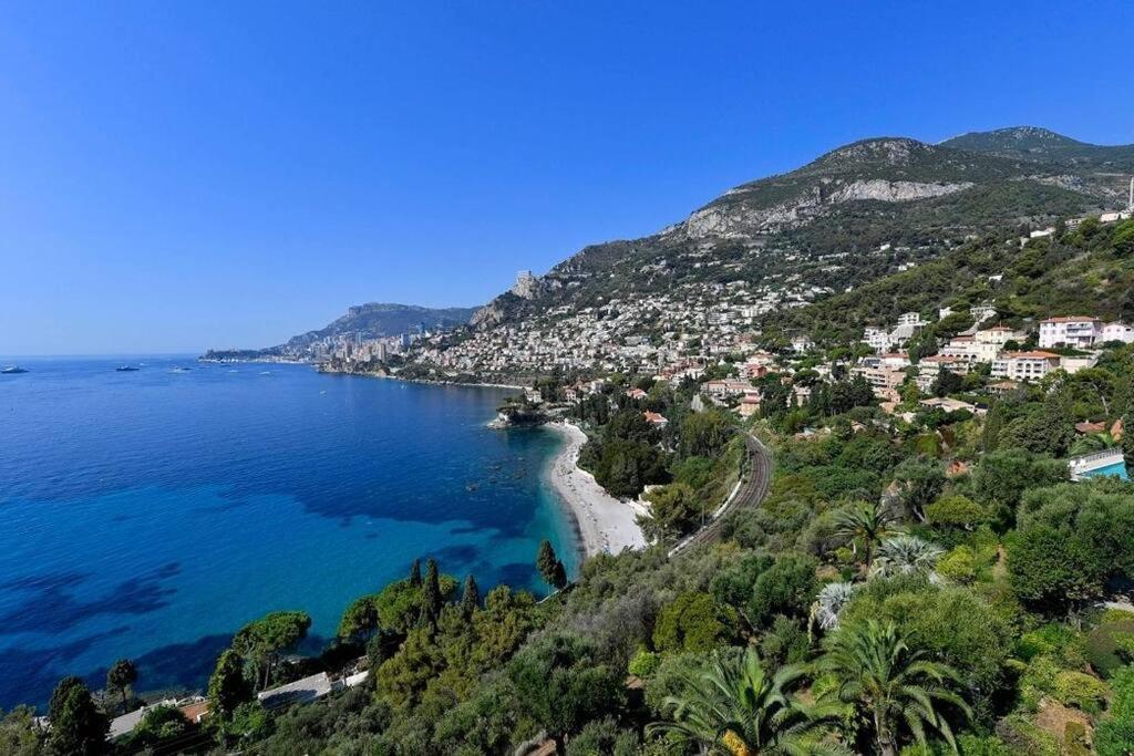 Grand Bleu, Appartamento Vista Mare E Monaco Roquebrune-Cap-Martin Eksteriør bilde